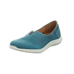Josef Seibel Damen-Slipper Malena 13, Blau Komfort-Slipper - Azurblau