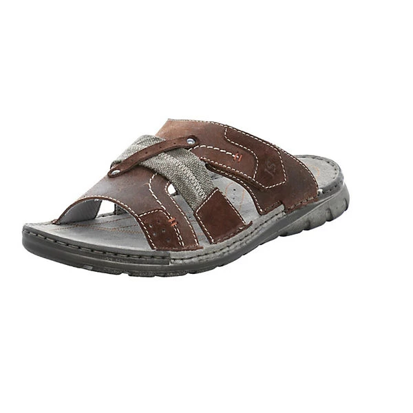 Josef Seibel Herren-Sandale John 3, Braun Klassische Sandalen - Braun-kombi