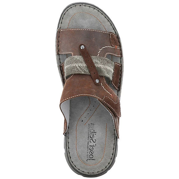 Josef Seibel Herren-Sandale John 3, Braun Klassische Sandalen - Braun-kombi – Bild 6