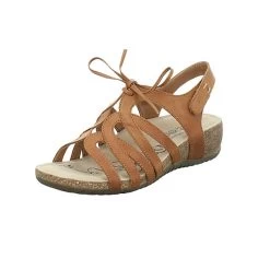 Josef Seibel Damen-Sandale Natalya 1, Braun Klassische Sandalen - Cognac
