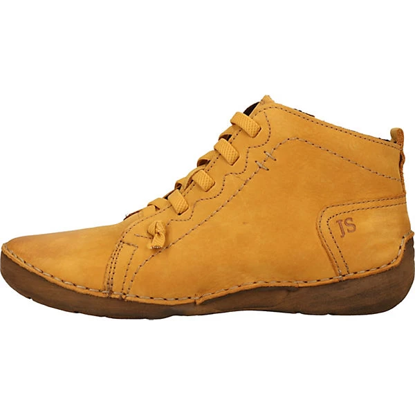 Josef Seibel Stiefelette Schnürstiefeletten - Gelb – Bild 2