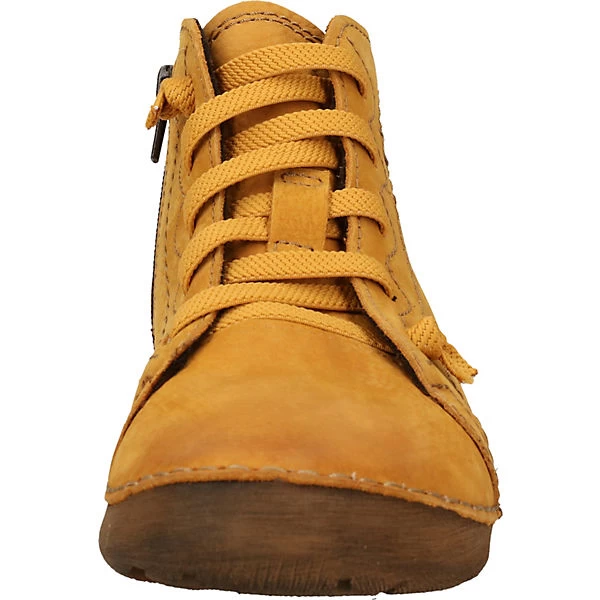 Josef Seibel Stiefelette Schnürstiefeletten - Gelb – Bild 3