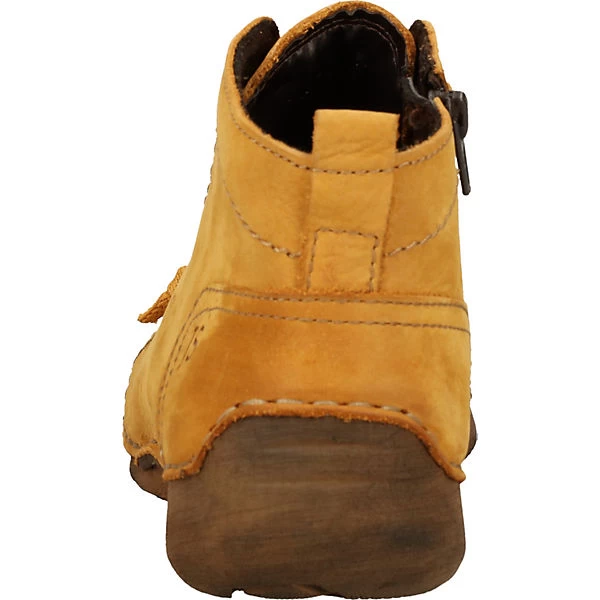 Josef Seibel Stiefelette Schnürstiefeletten - Gelb – Bild 5