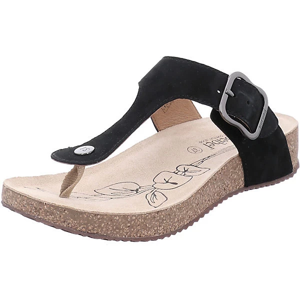 Josef Seibel Damen Zehentrenner Tonga 63 | Schwarz Tonga 63, Schwarz Zehentrenner - Schwarz