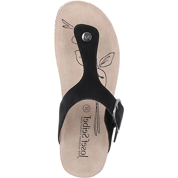 Josef Seibel Damen Zehentrenner Tonga 63 | Schwarz Tonga 63, Schwarz Zehentrenner - Schwarz – Bild 6