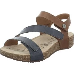 Josef Seibel Damen Sandale Tonga 67 | Blau Tonga 67, Jeans-kombi Klassische Sandalen - Blau-kombi