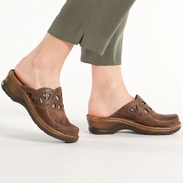 Josef Seibel Catalonia 41 | Clog Für Damen | Braun Catalonia 41, Brandy Clogs – Bild 2