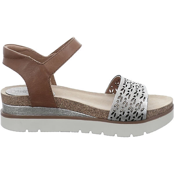 Josef Seibel Clea 09 | Sandale Für Damen | Grau Clea 09, Platin-kombi Klassische Sandalen - Grau-kombi – Bild 3