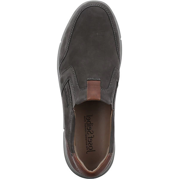 Josef Seibel Enrico 18 | Slipper Für Herren | Grau Enrico 18, Asphalt-kombi Komfort-Slipper - Grau-kombi – Bild 6