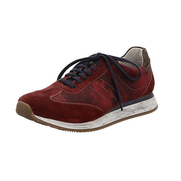 Josef Seibel Herren Sneaker Anton 02 | Rot Anton 02, Bordo-kombi Sneakers Low - Bordeaux
