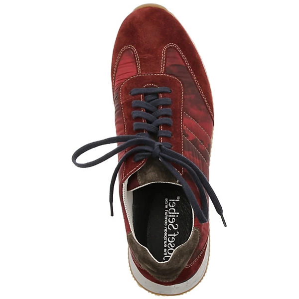Josef Seibel Herren Sneaker Anton 02 | Rot Anton 02, Bordo-kombi Sneakers Low - Bordeaux – Bild 6