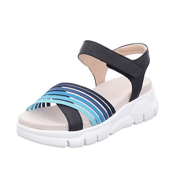 Damen Sandale Andorra 01 | Blau Andorra 01, Dunkelblau-multi Klassische Sandalen - Dunkelblau