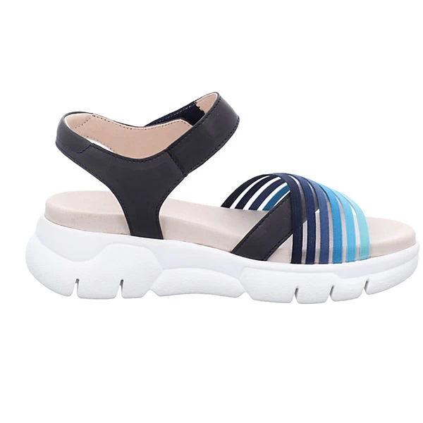 Damen Sandale Andorra 01 | Blau Andorra 01, Dunkelblau-multi Klassische Sandalen - Dunkelblau – Bild 3