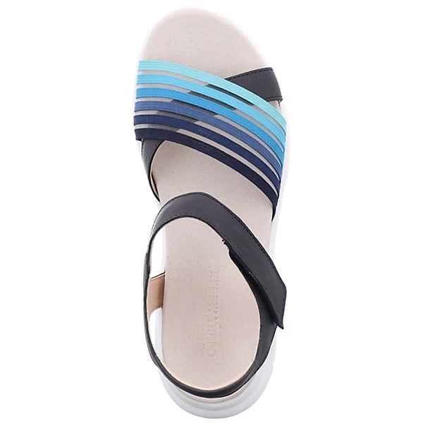 Damen Sandale Andorra 01 | Blau Andorra 01, Dunkelblau-multi Klassische Sandalen - Dunkelblau – Bild 7