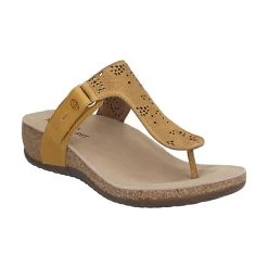 Josef Seibel Natalya 17 | Zehentrenner Für Damen | Gelb Natalya 17, Safran Zehentrenner - Gelb