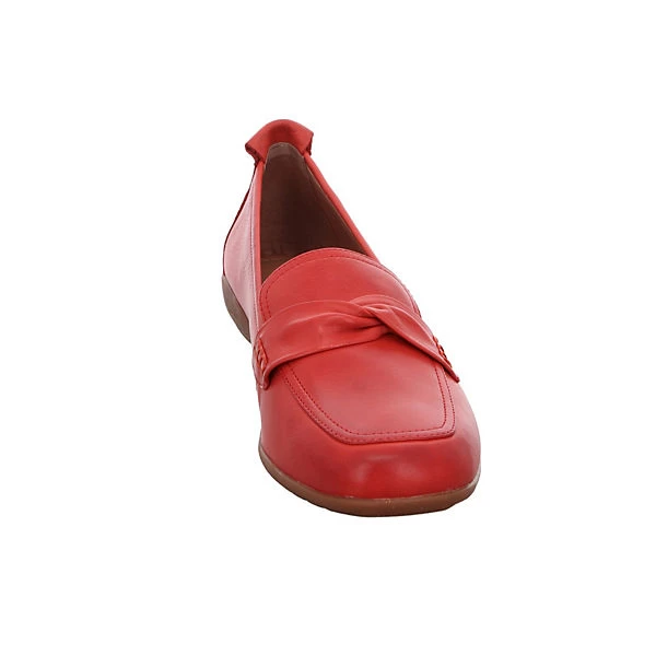 Josef Seibel Damen Slipper Schuhe Fenja Slipper Freizeit Elegant Slip-Ons Glattleder Uni Klassische Slipper - Rot – Bild 3
