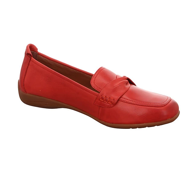 Josef Seibel Damen Slipper Schuhe Fenja Slipper Freizeit Elegant Slip-Ons Glattleder Uni Klassische Slipper - Rot – Bild 6