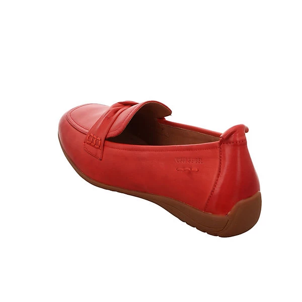 Josef Seibel Damen Slipper Schuhe Fenja Slipper Freizeit Elegant Slip-Ons Glattleder Uni Klassische Slipper - Rot – Bild 7