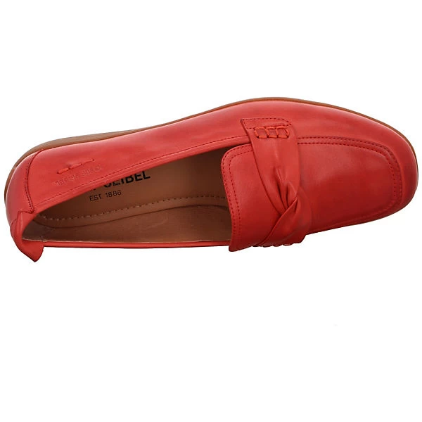 Josef Seibel Damen Slipper Schuhe Fenja Slipper Freizeit Elegant Slip-Ons Glattleder Uni Klassische Slipper - Rot – Bild 8