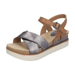 Josef Seibel Clea 10 | Sandale Für Damen | Grau Clea 10, Anthrazit-kombi Klassische Sandalen - Anthrazit