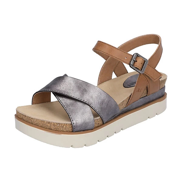 Josef Seibel Clea 10 | Sandale Für Damen | Grau Clea 10, Anthrazit-kombi Klassische Sandalen - Anthrazit