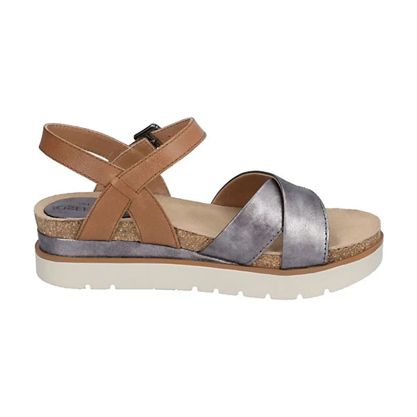 Josef Seibel Clea 10 | Sandale Für Damen | Grau Clea 10, Anthrazit-kombi Klassische Sandalen - Anthrazit – Bild 4