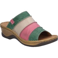 Josef Seibel Catalonia 64 | Clog Für Damen | Grün Catalonia 64, Tanne-multi Clogs - Grün