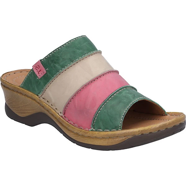 Josef Seibel Catalonia 64 | Clog Für Damen | Grün Catalonia 64, Tanne-multi Clogs - Grün