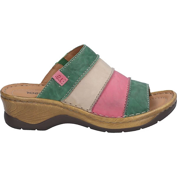 Josef Seibel Catalonia 64 | Clog Für Damen | Grün Catalonia 64, Tanne-multi Clogs - Grün – Bild 5