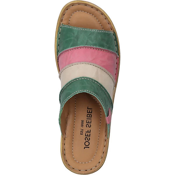 Josef Seibel Catalonia 64 | Clog Für Damen | Grün Catalonia 64, Tanne-multi Clogs - Grün – Bild 9