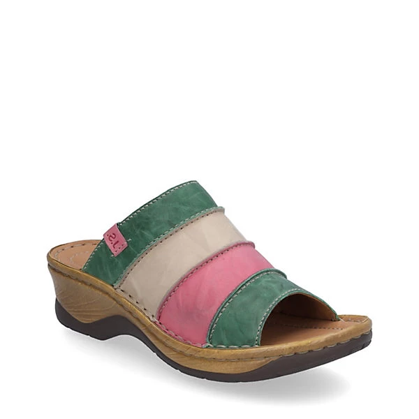 Josef Seibel Catalonia 64 | Clog Für Damen | Grün Catalonia 64, Tanne-multi Clogs - Grün – Bild 11