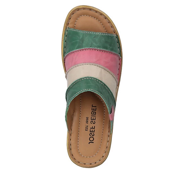 Josef Seibel Catalonia 64 | Clog Für Damen | Grün Catalonia 64, Tanne-multi Clogs - Grün – Bild 16