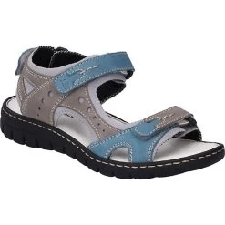 Josef Seibel Stefanie 23 | Sandale Für Damen | Blau Stefanie 23, Blau-kombi Klassische Sandalen - Blau-kombi