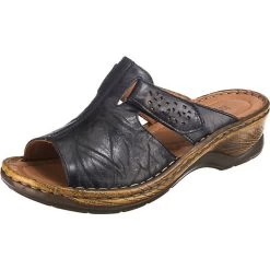 Josef Seibel Catalonia 32 Komfort-Pantoletten - Dunkelblau